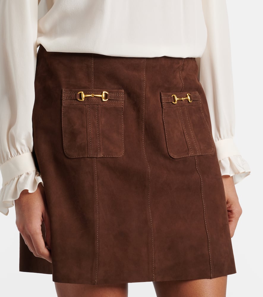 Wiley suede miniskirt