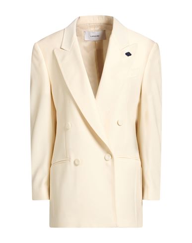 Woman Blazer Ivory Size 6 Wool