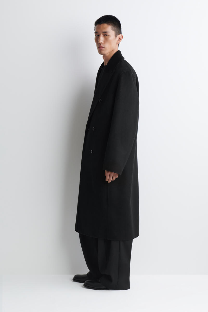 Tailored Double-Faced Cashmere Coat