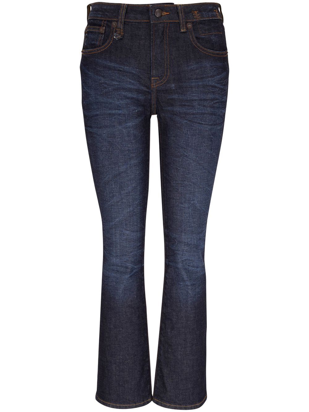 Mid-rise cropped jeans - Blue