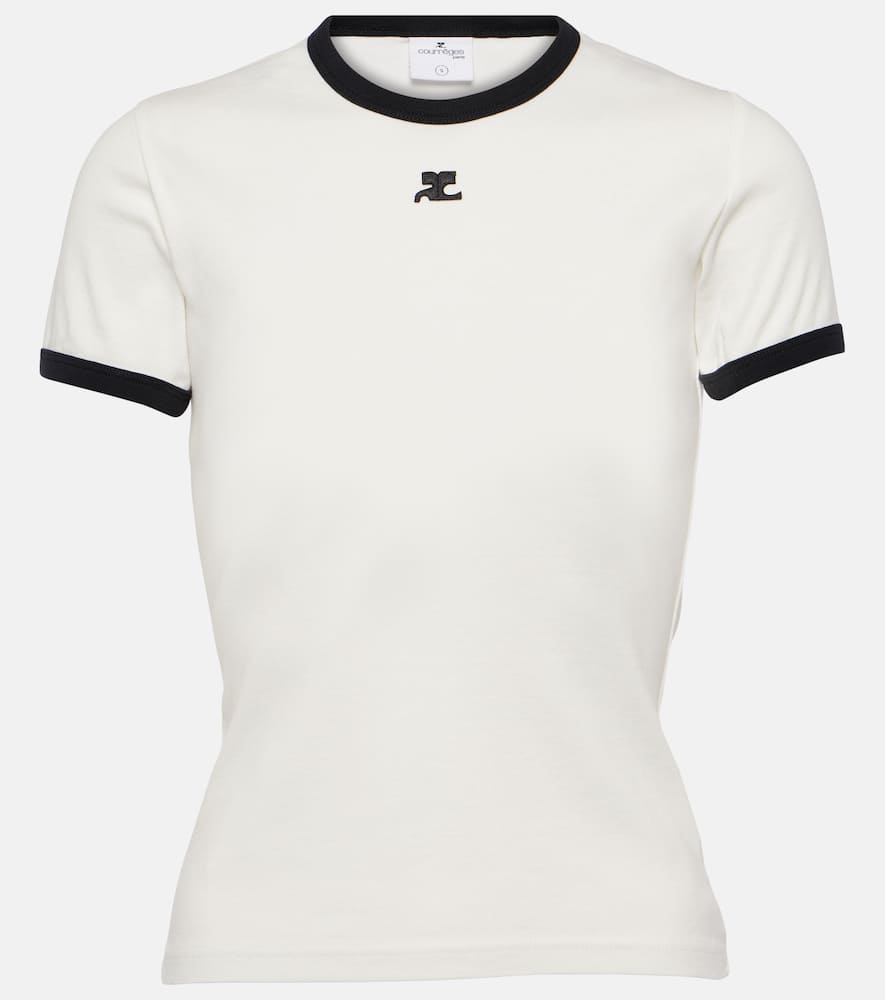 Courrèges Logo cotton jersey T-shirt