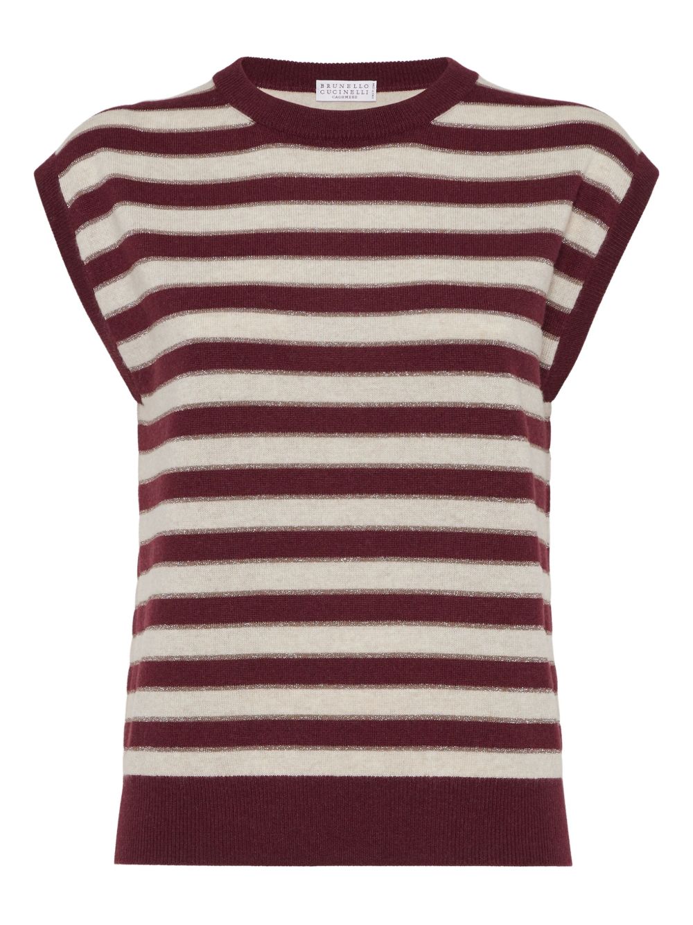 Cashmere knitted top - White