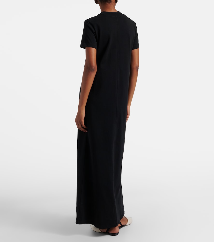 Malo cotton jersey maxi dress