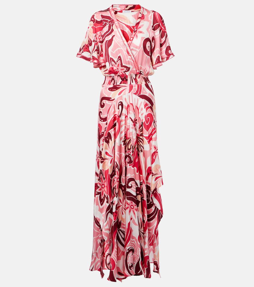 Mabelle satin maxi dress