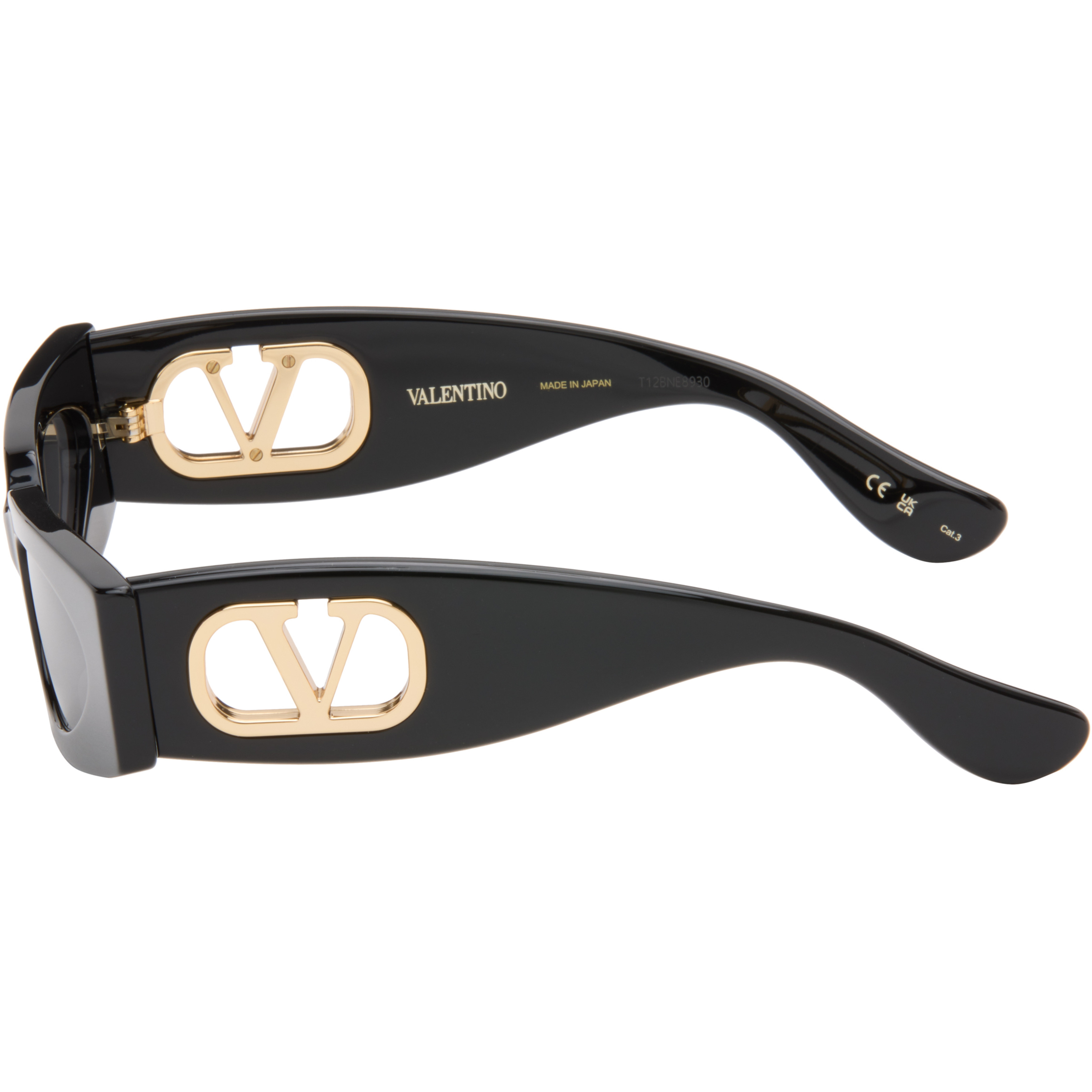 Black Rectangular Acetate Sunglasses