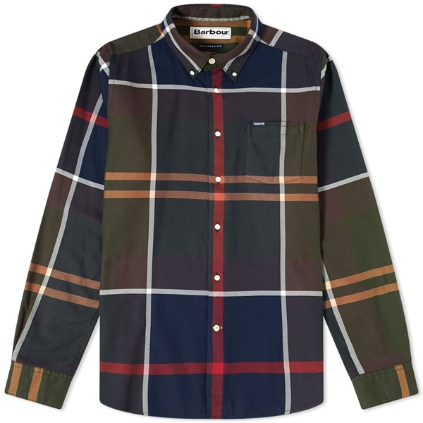 Dunoon tartan-print shirt - Green