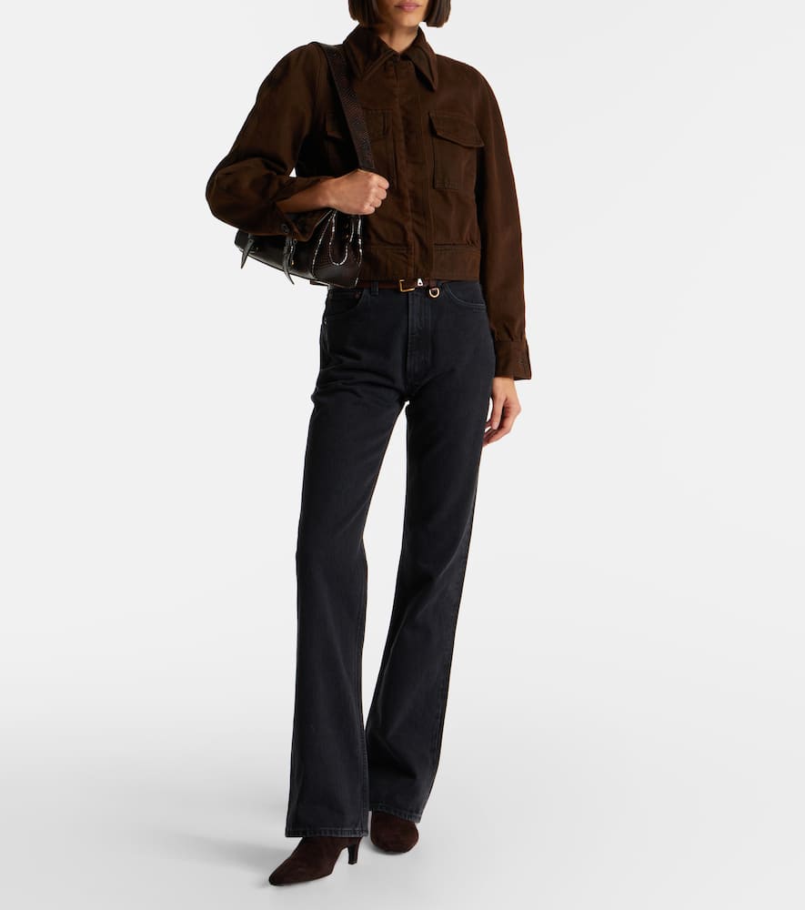 Leena mid-rise flared jeans