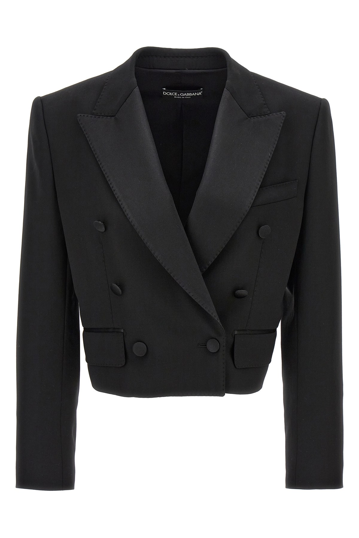 'Tuxedo' Crop Blazer