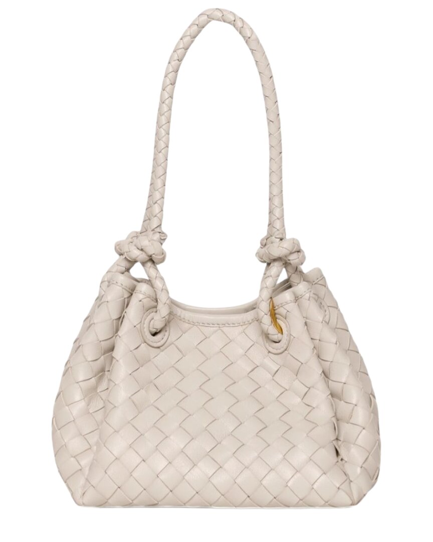 Kinsley Woven Leather Top Handle