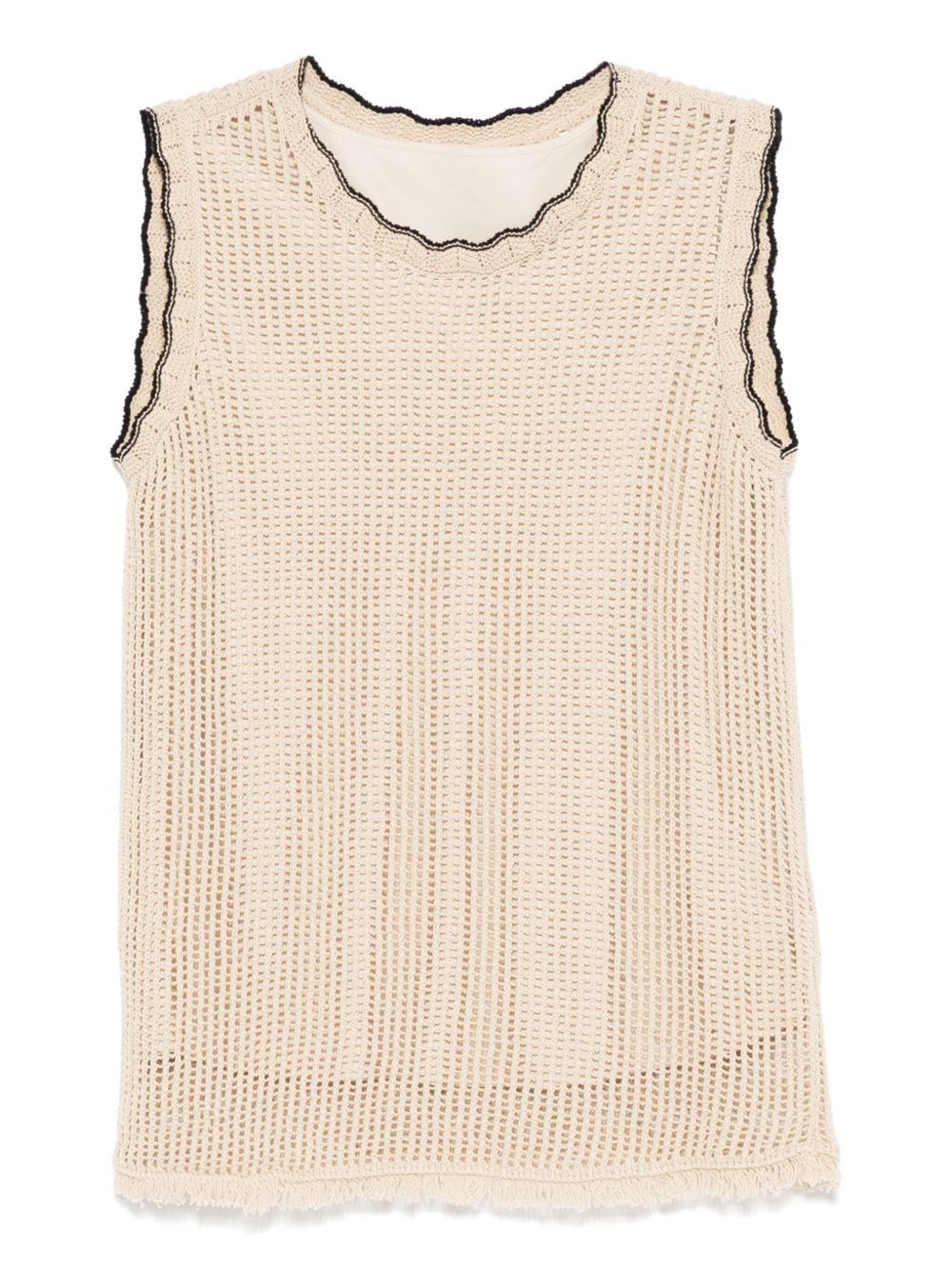 Cotton vest - Neutrals