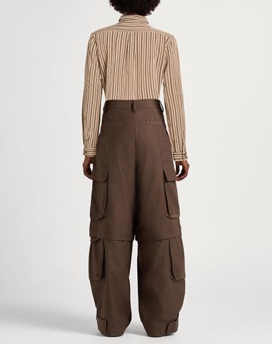 Malìparmi Woman Shirt Light brown Size 10 Viscose, Polyamide