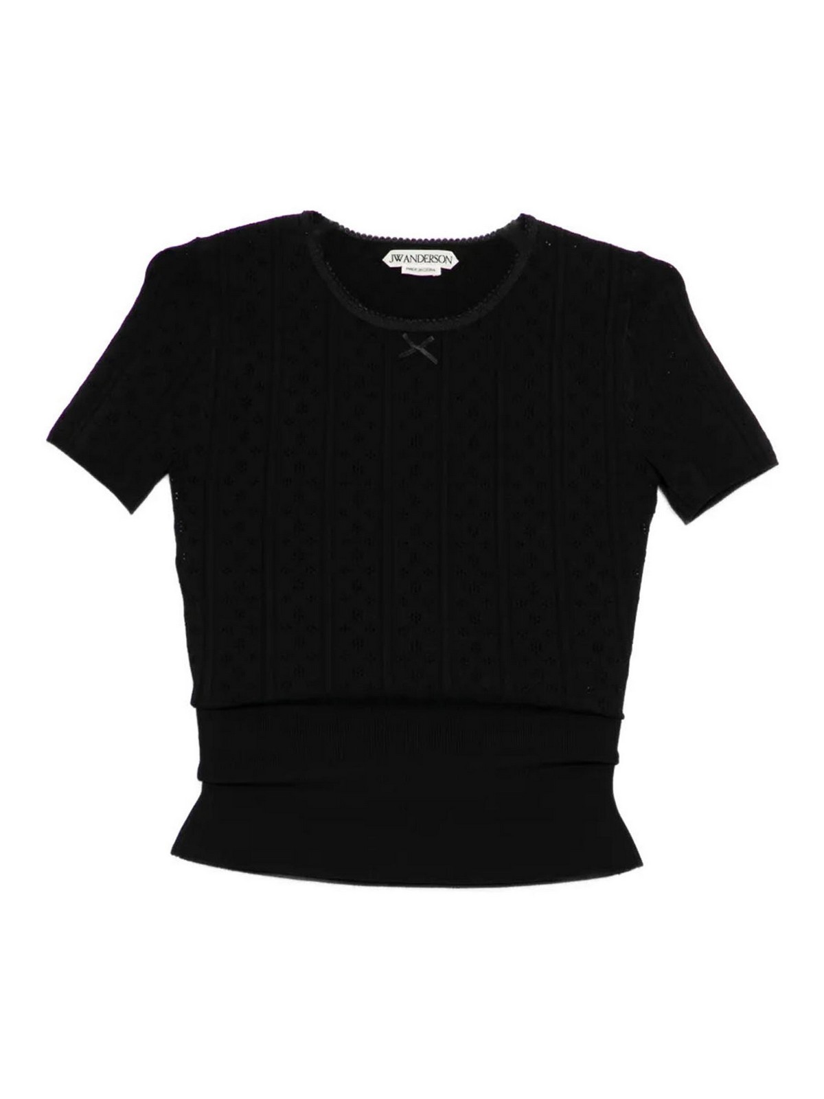 J. W. Anderson Jw Anderson Pointelle Knit T-shirt