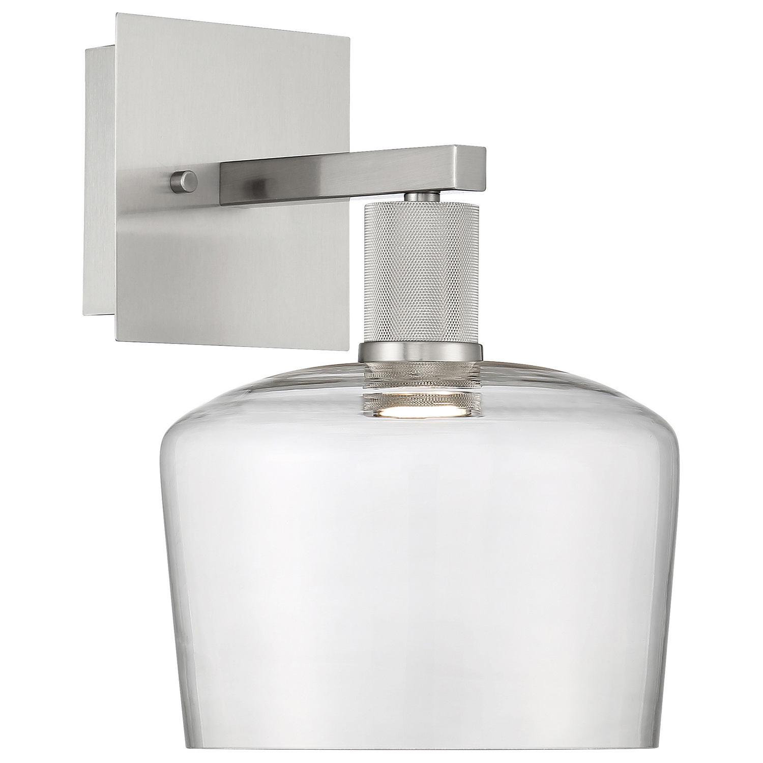 Brushed Steel LED Wall Sconce from the Port Nine Chardonnay Collection