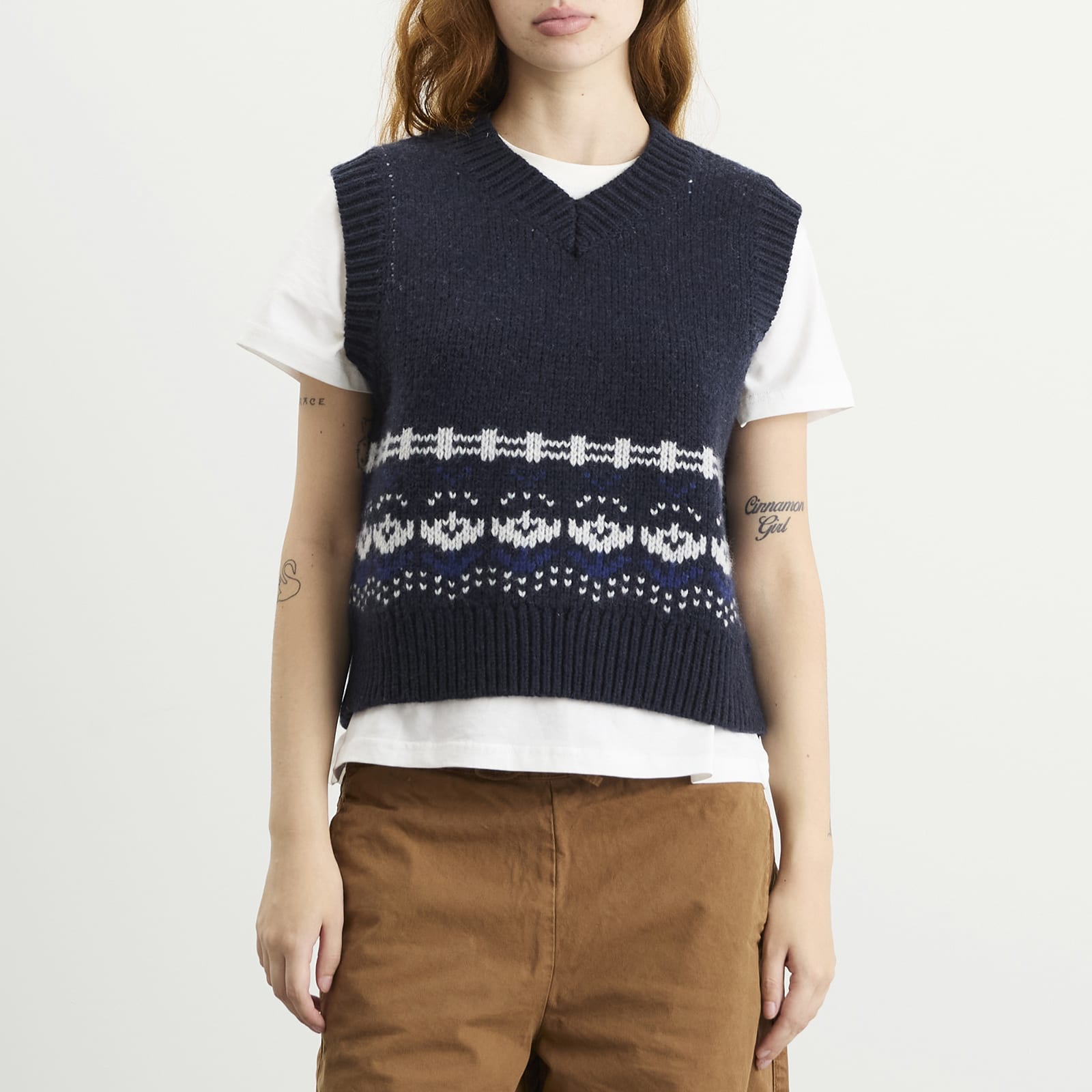 Women's Rhona House Knitted Vest Navy