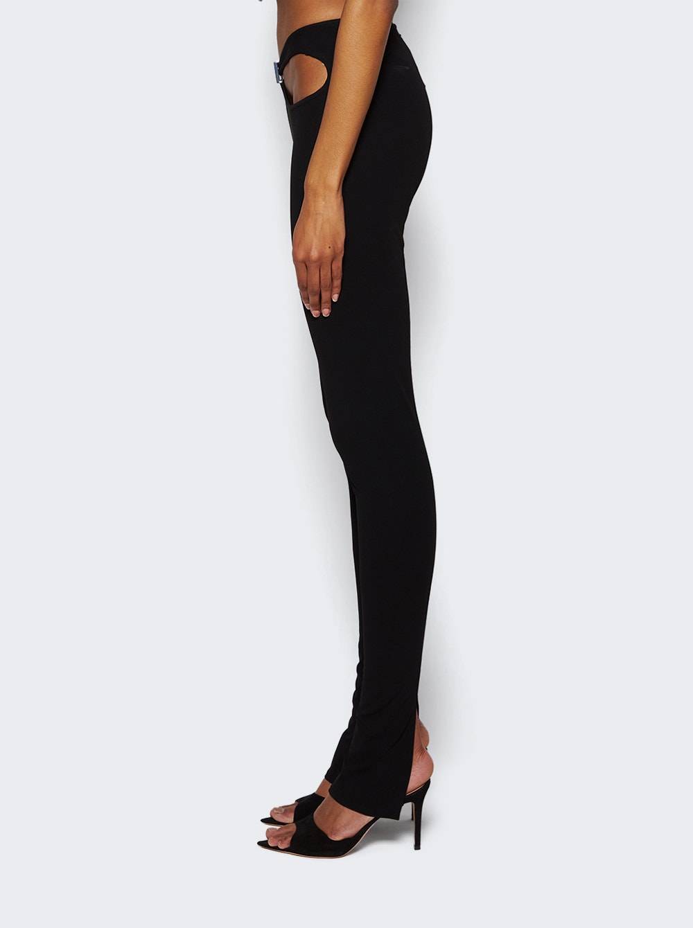 Cut-out leggings - Black