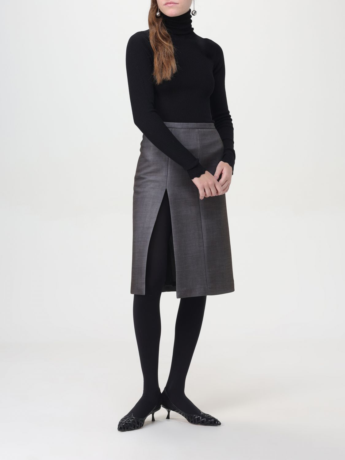 Skirt Woman color Grey