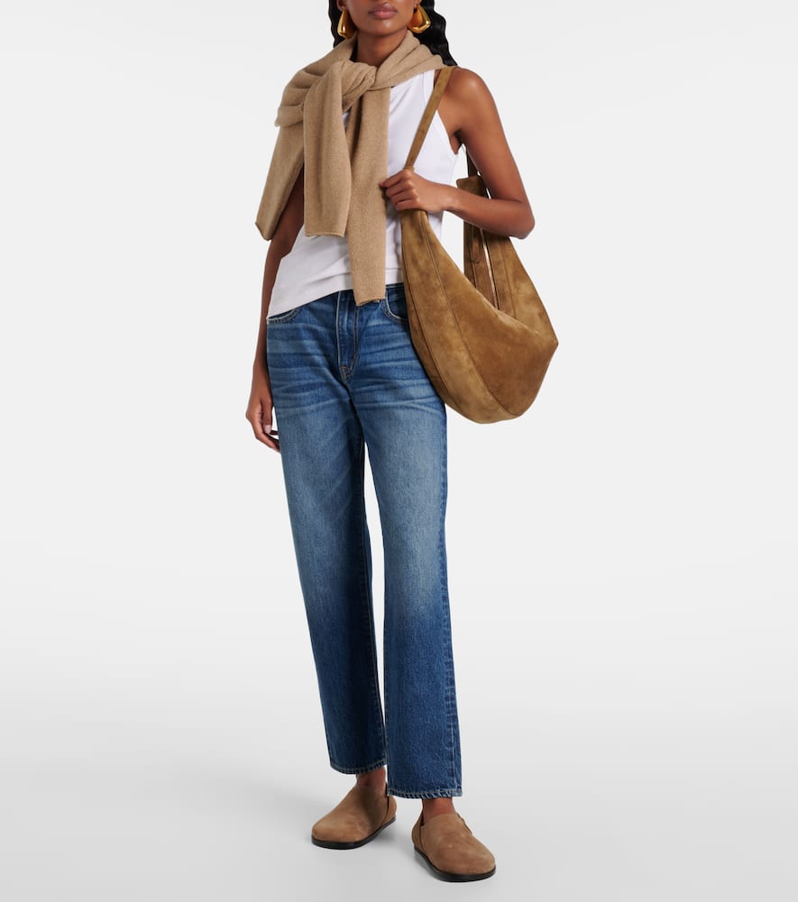 Amber mid-rise slim jeans
