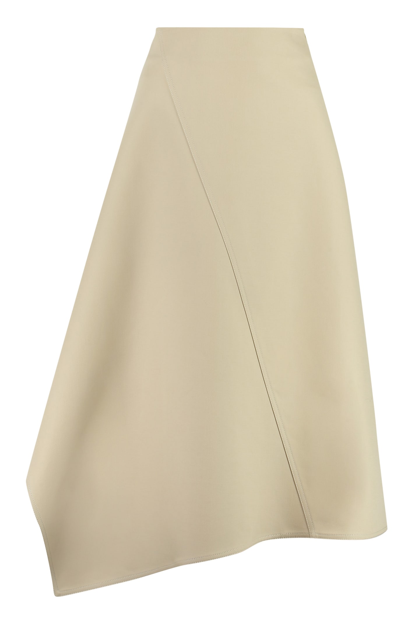 Cotton Midi Skirt