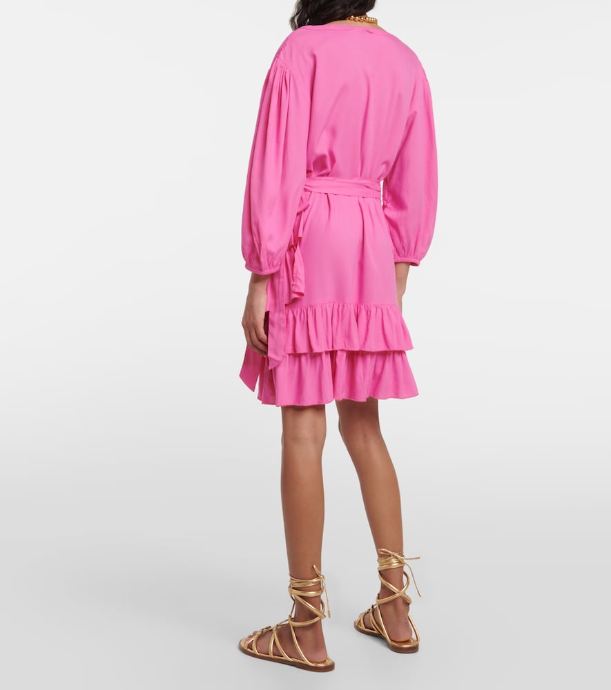 Melissa Odabash Tabitha cotton wrap minidress