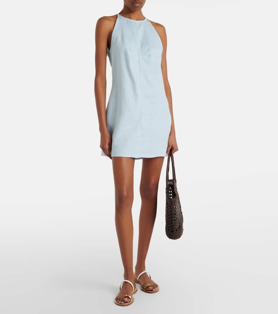 Antigua linen minidress