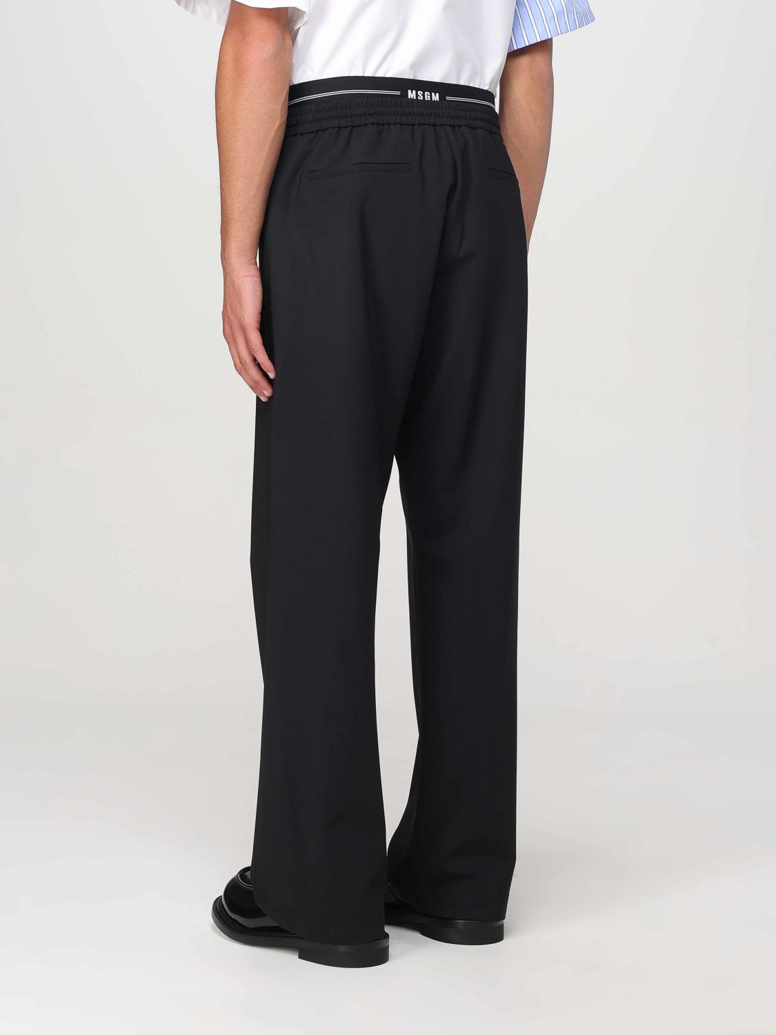 Pants Men color Black