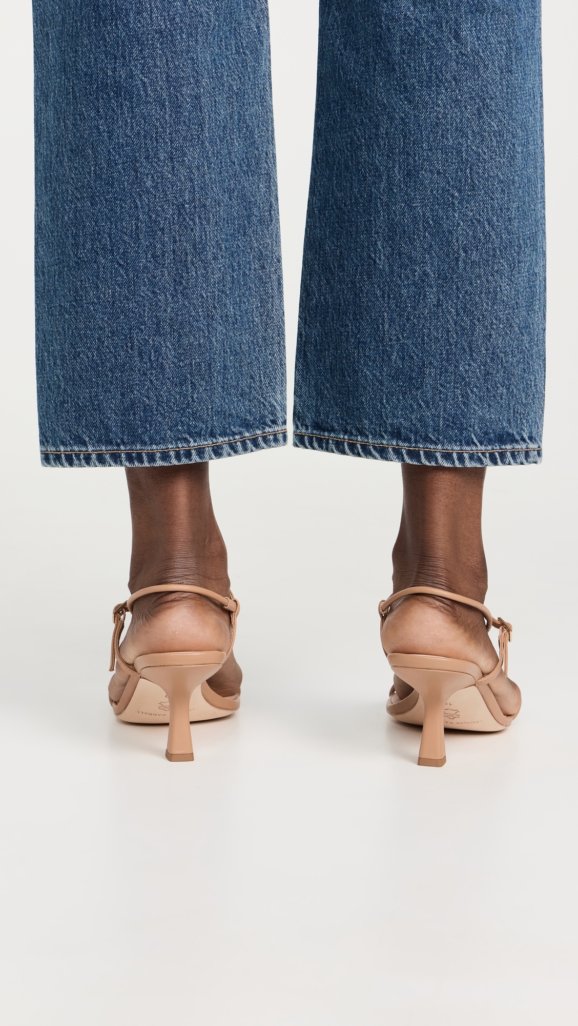 Triana Strappy Mid Heel Sandals with Ball Dune