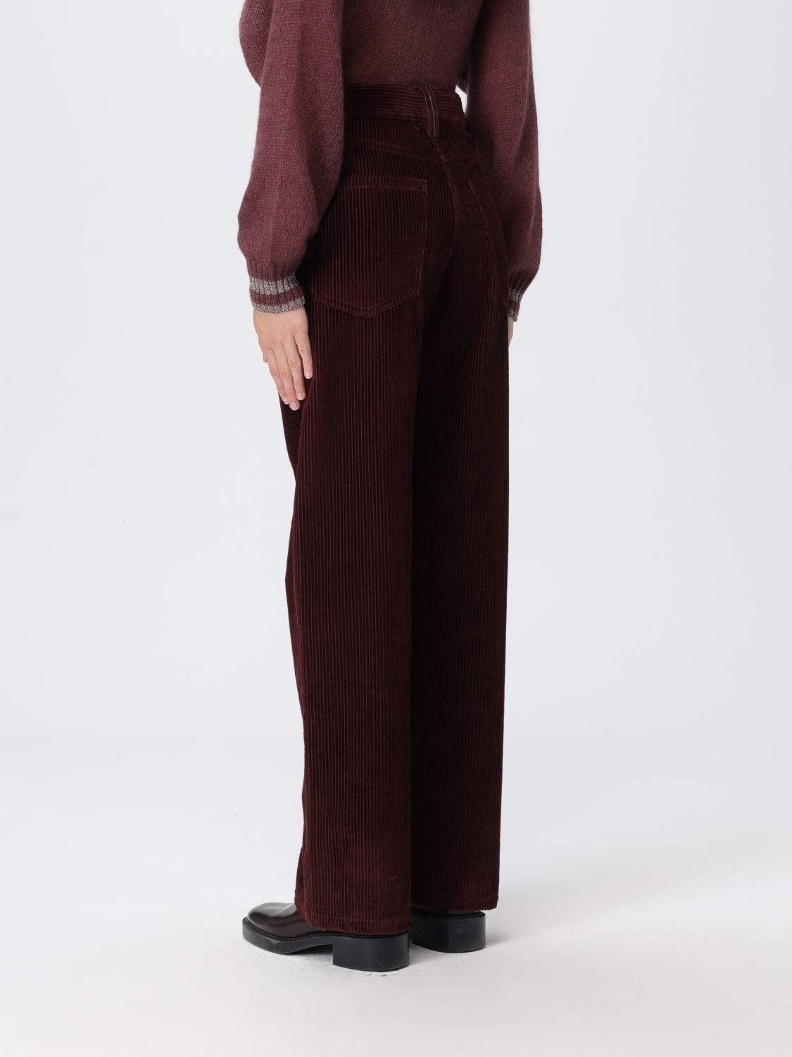 Pants Woman color Wine