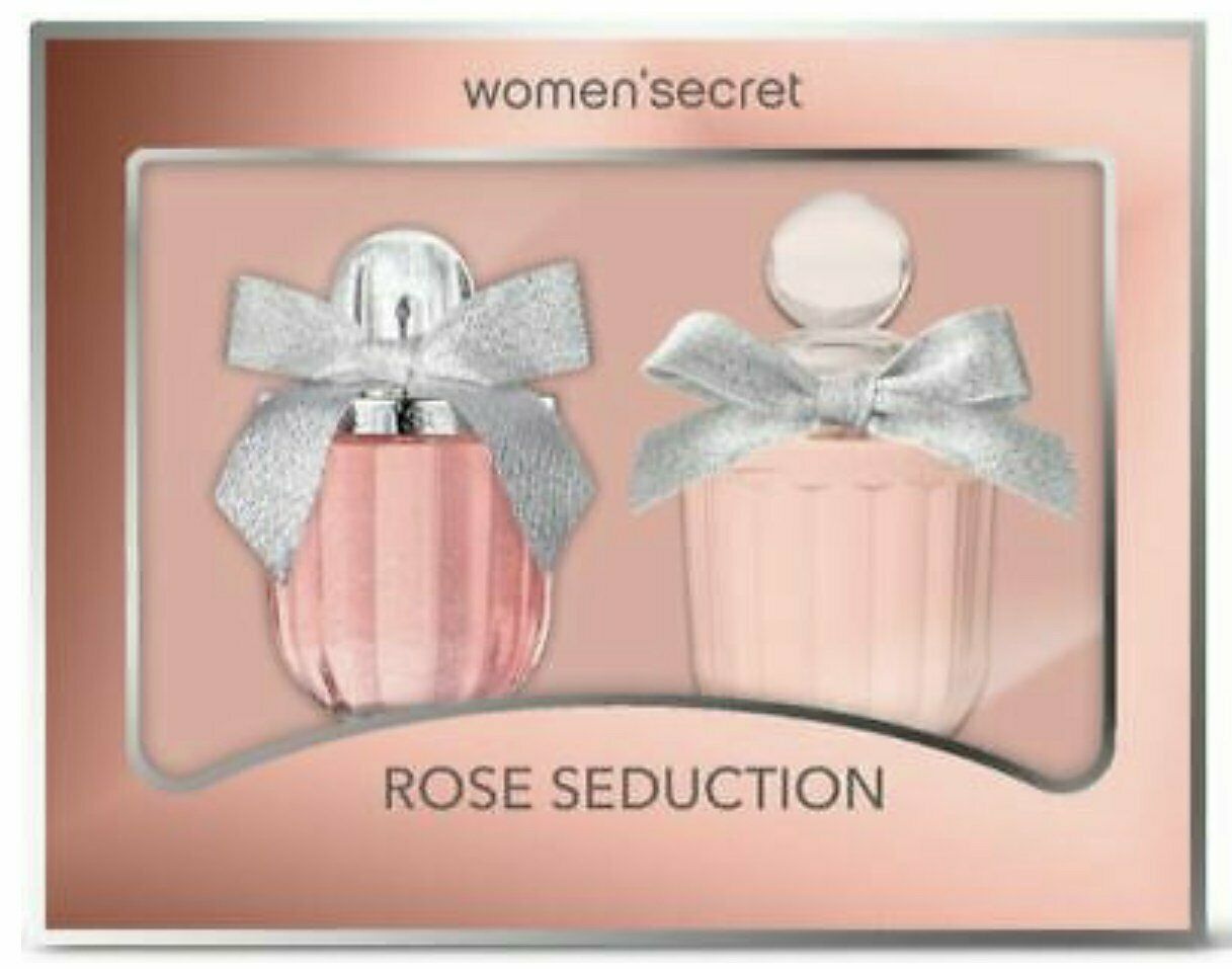 Women Secret Ladies Rose Seduction Gift Set Fragrances 8436581940084
