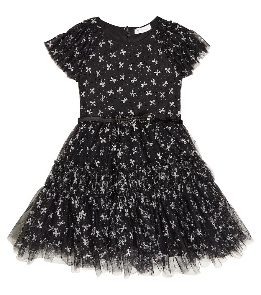 Monnalisa Ruffled tulle dress