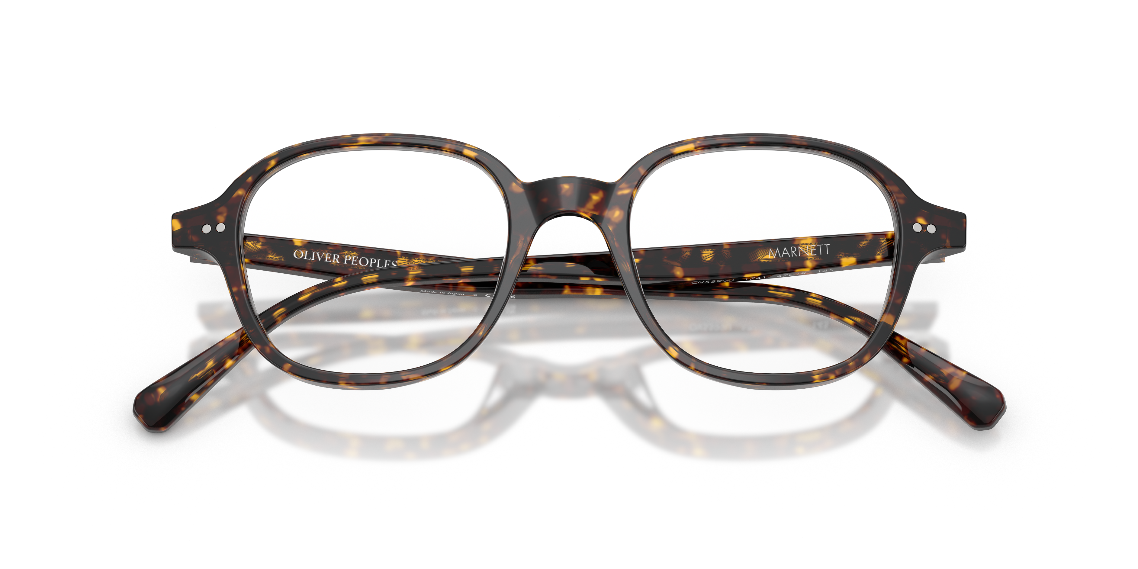 Oliver Peoples Unisex Oliver Peoples OV5599U MARNETT 1741 Optische Fassungen Acetat Schildkröte Transparent Geometrisch Norma
