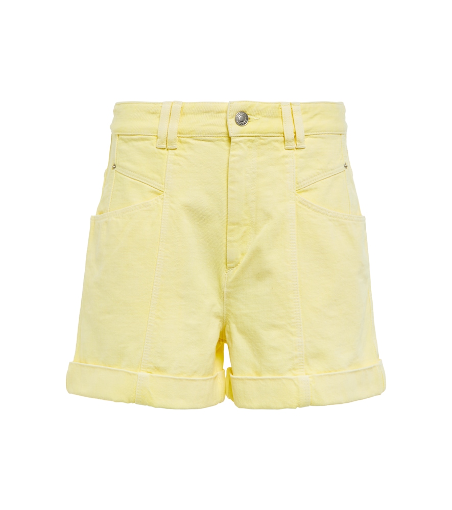Vetanio high-rise denim shorts