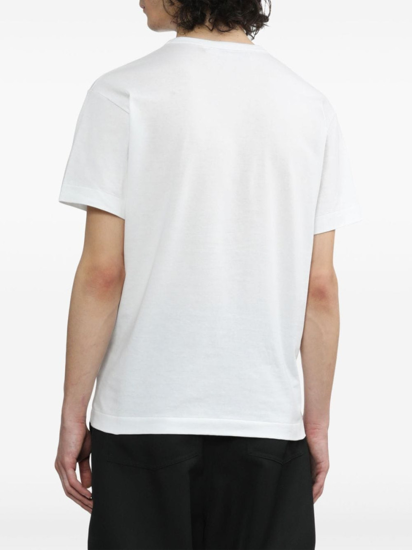 White Heart Cotton T-shirt