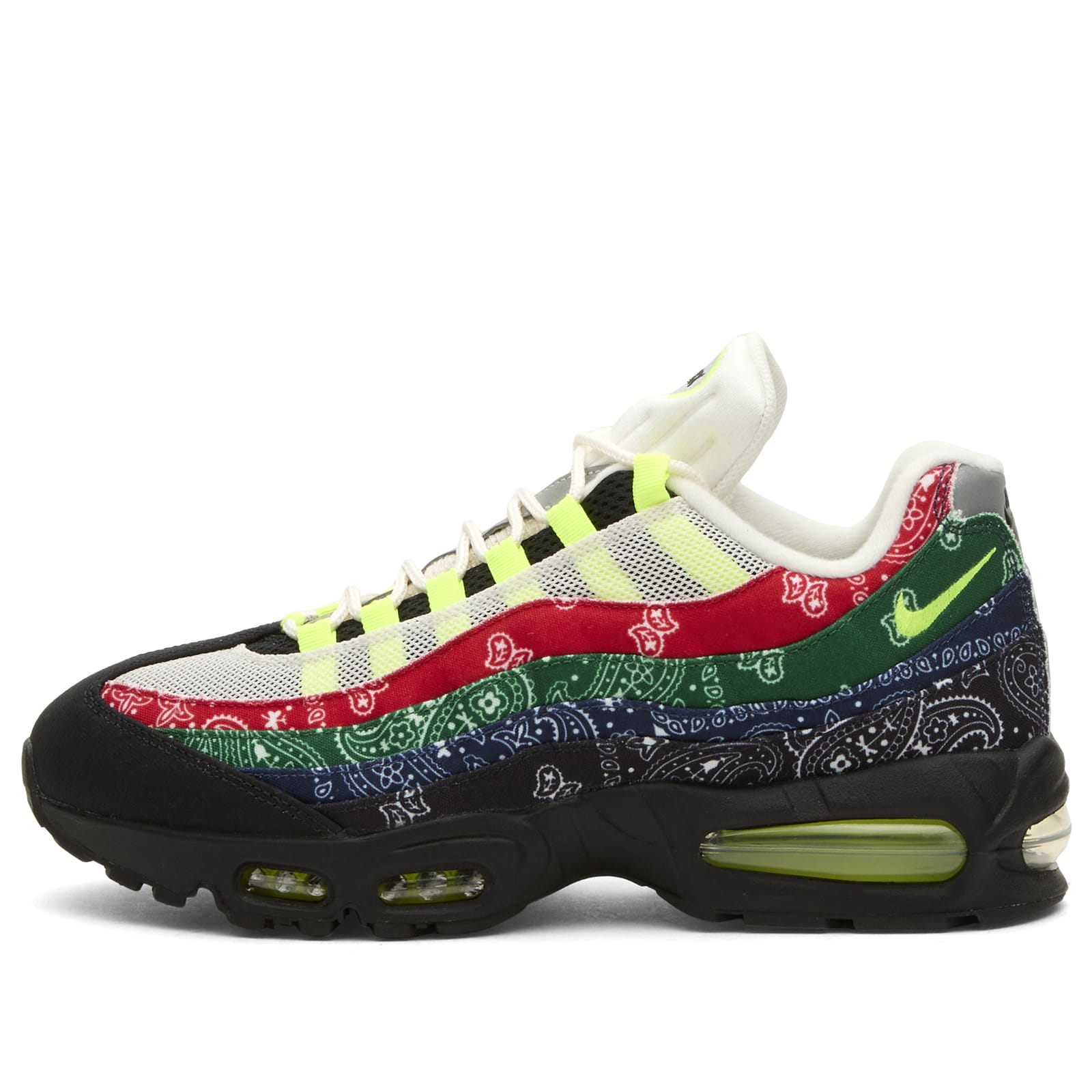Air Max 95 Big Bubble Sneakers Volt / University Red