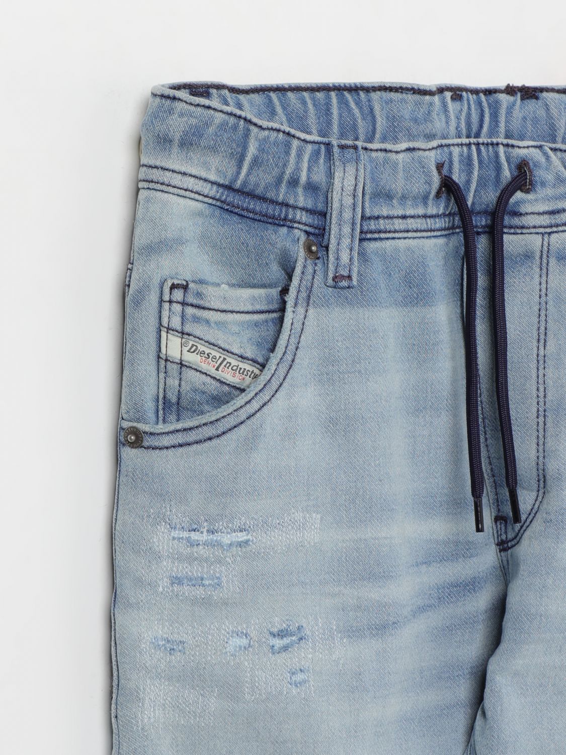 Pants DIESEL Kids color Denim