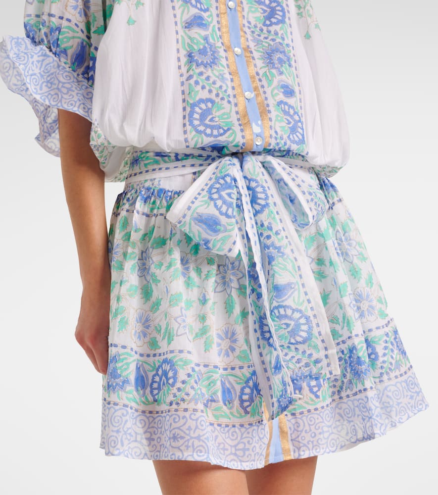 Paisley cotton minidress