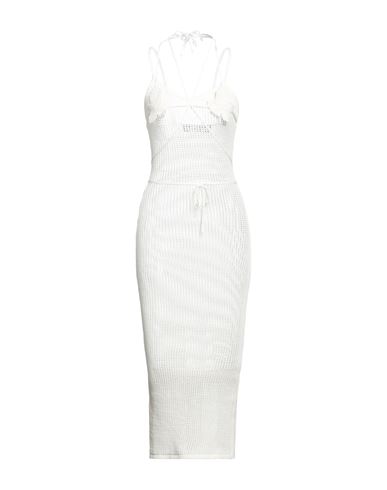 Andreādamo Woman Midi dress Ivory