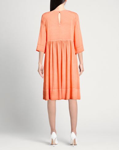 Woman Midi dress Mandarin Size M Viscose, Polyester