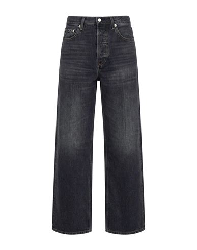 Woman Jeans Black Size 28 Cotton