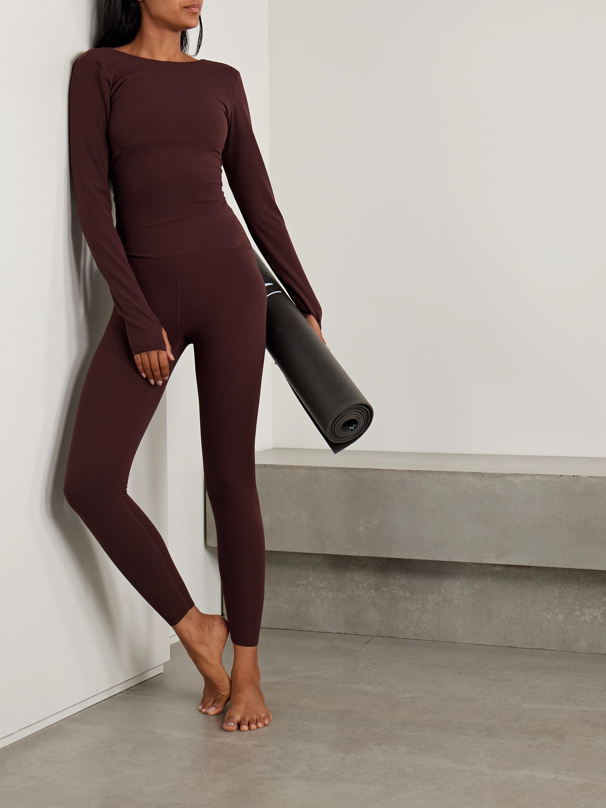 Zenvy Dri-fit Infinasoft Top - Burgundy