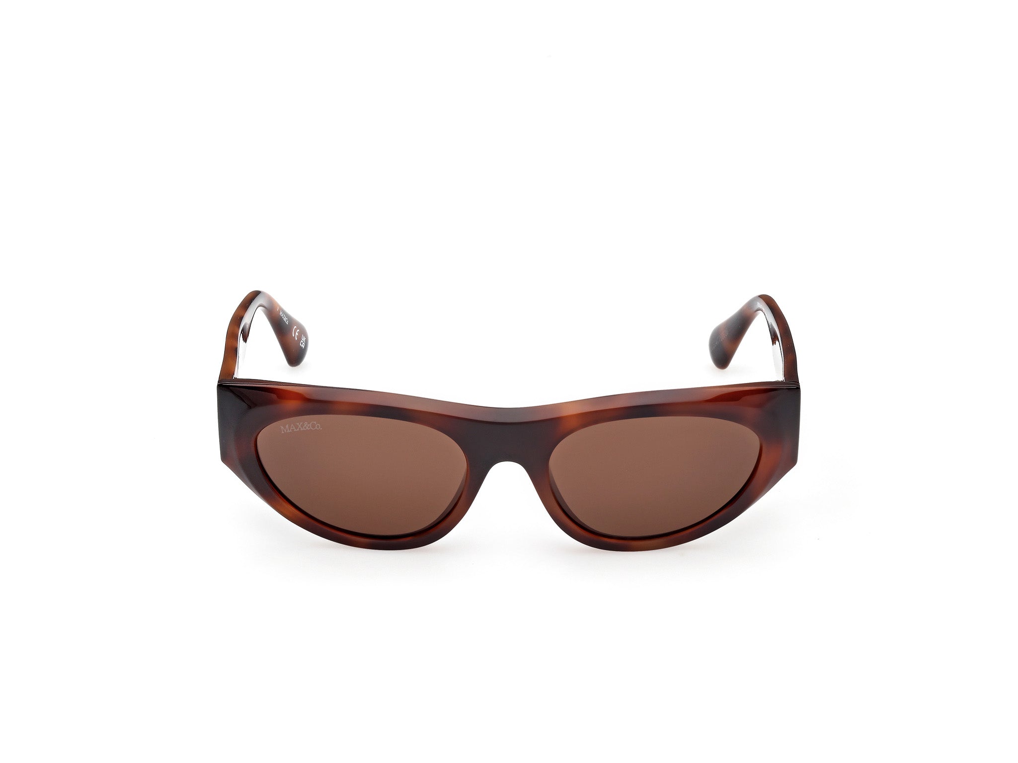 MAX&Co Mujer MAX&Co MO0147 52E Gafas de sol Inyectado la Habana Marrón Cat Eye Norma