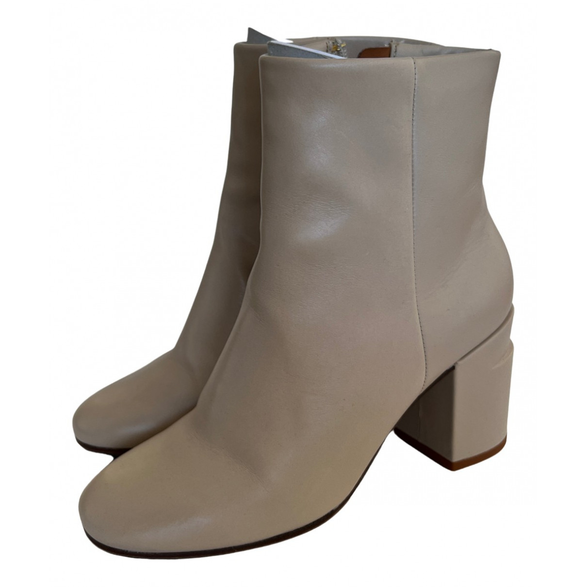 Ankle boots Leather for Female 38.5 EU