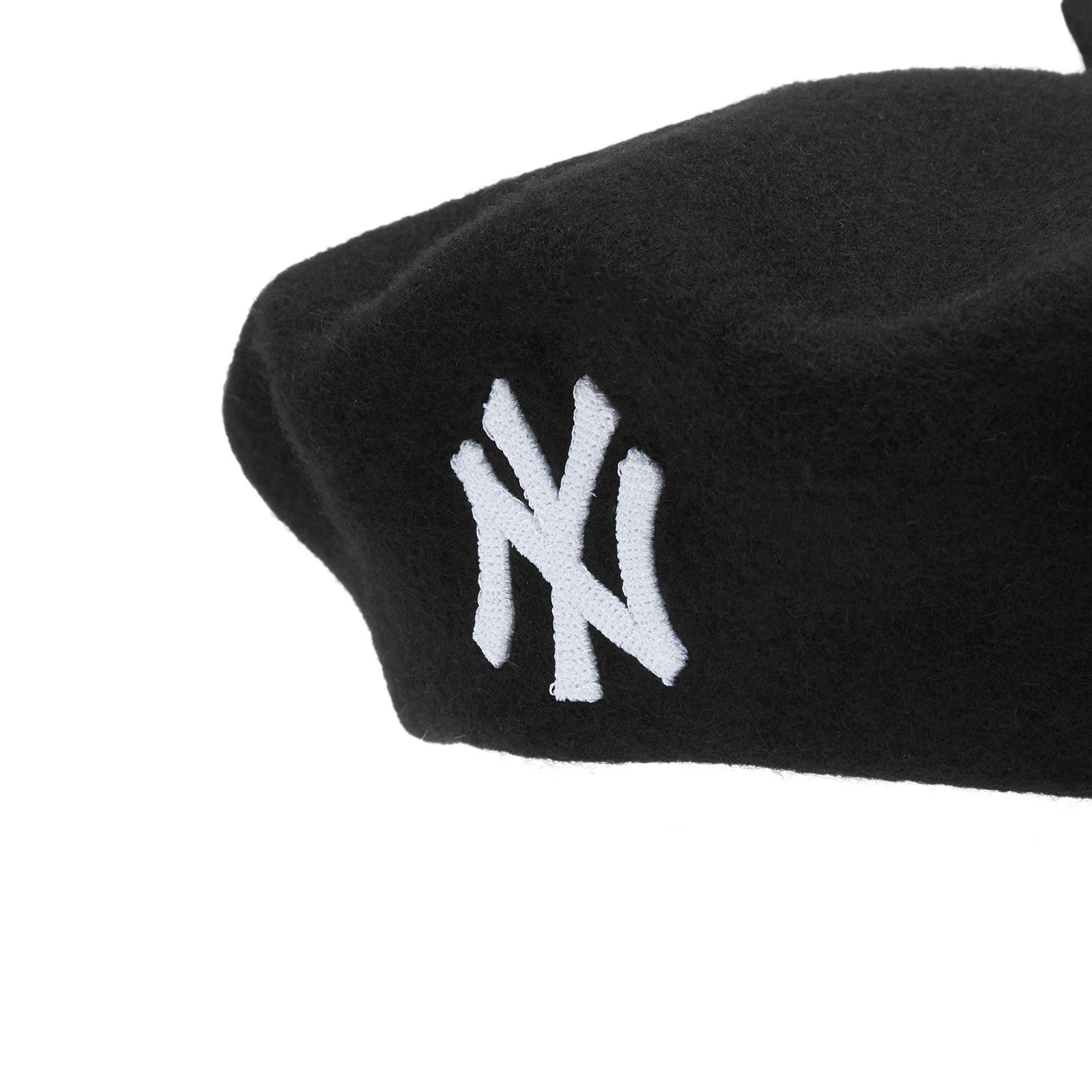 New York Yankees Wool Beret in Black 