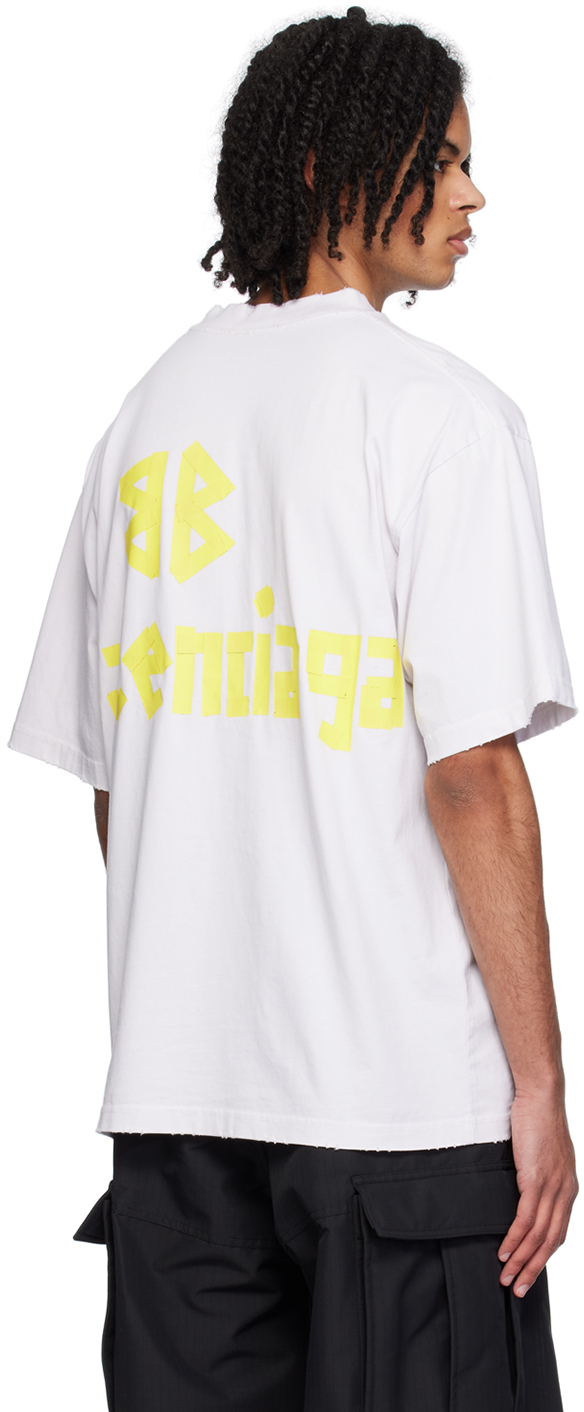 Balenciaga Off-White Tape Type T-Shirt