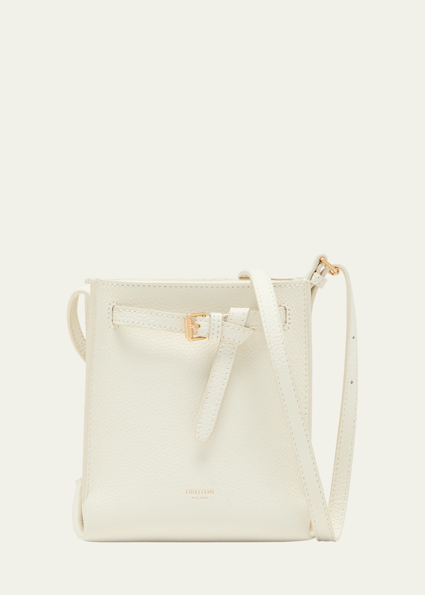 Margot Leather Bucket Crossbody Bag