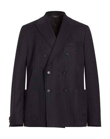 Man Blazer Midnight blue Size 44 Polyester, Viscose, Elastane