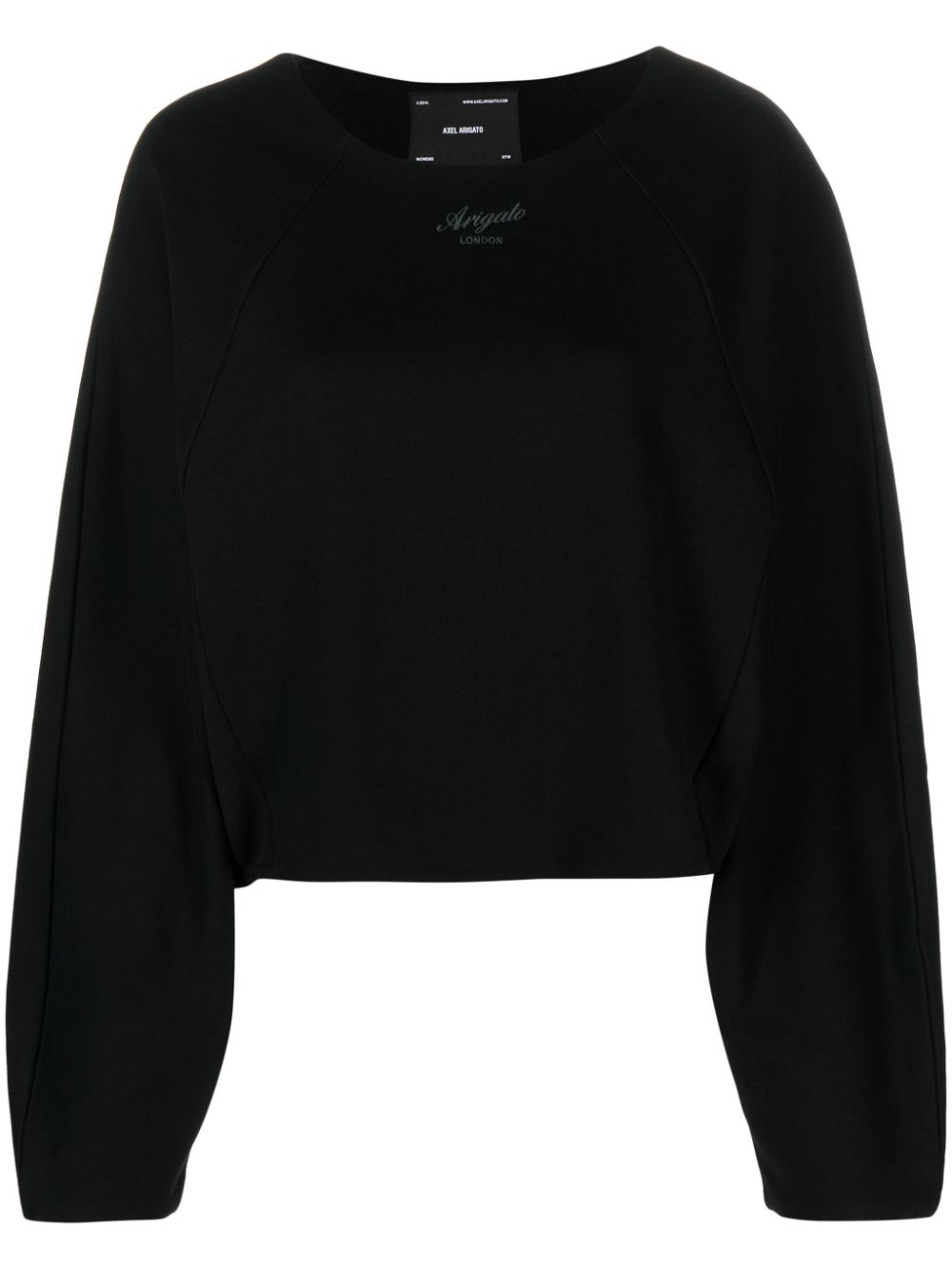 Halle logo-embroidered sweatshirt - Black