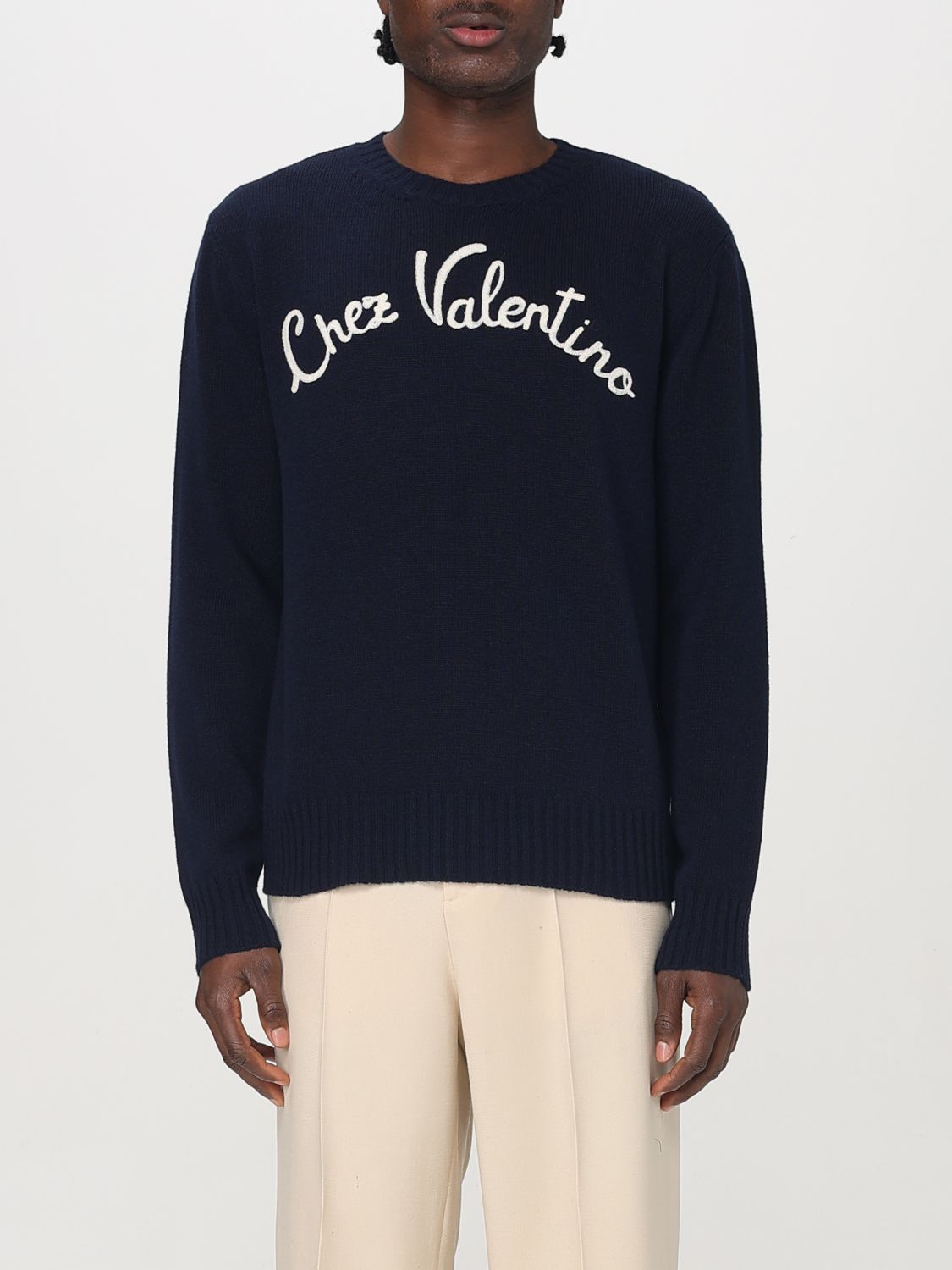 Sweater Men color Blue