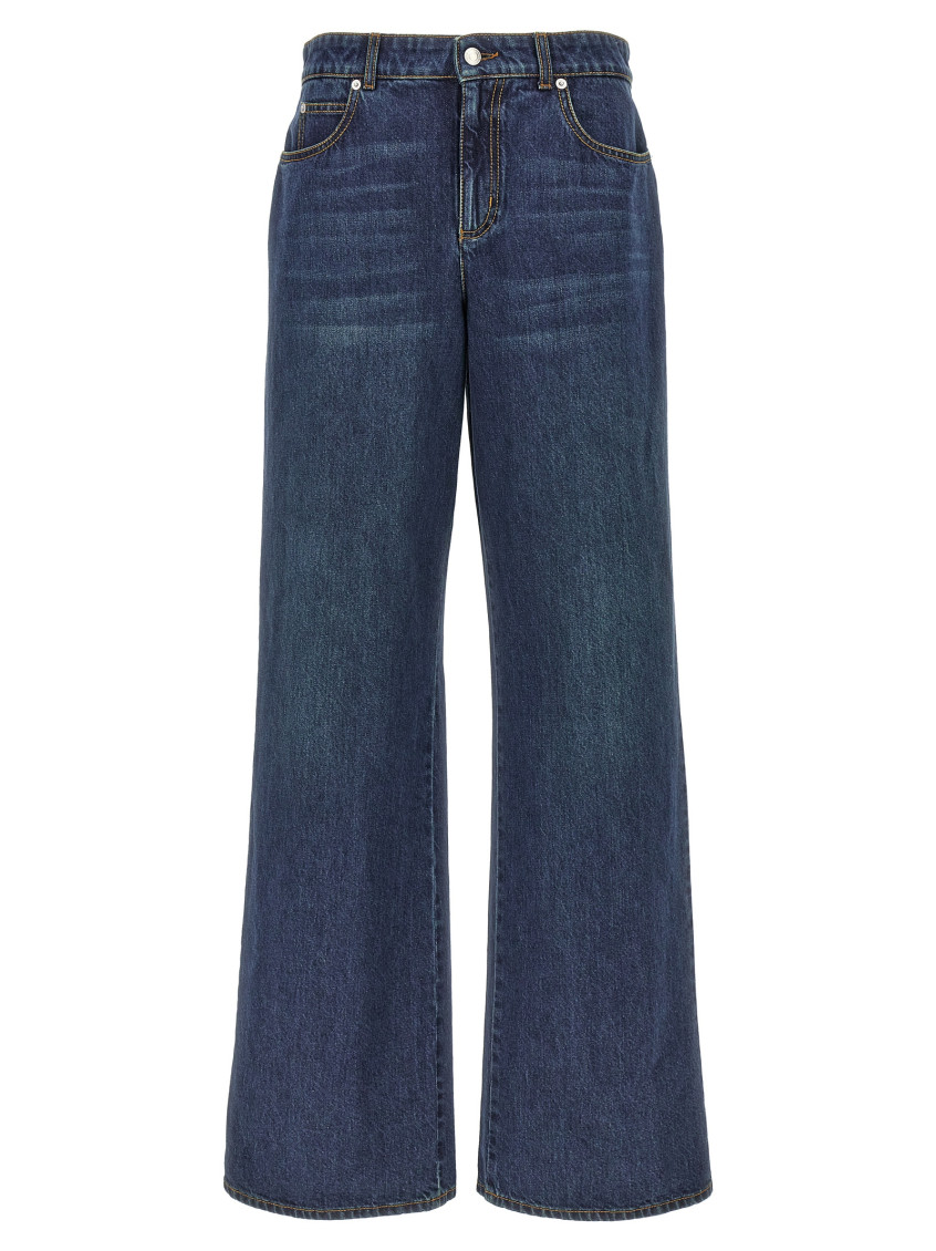-Denim Jeans Blu-Donna