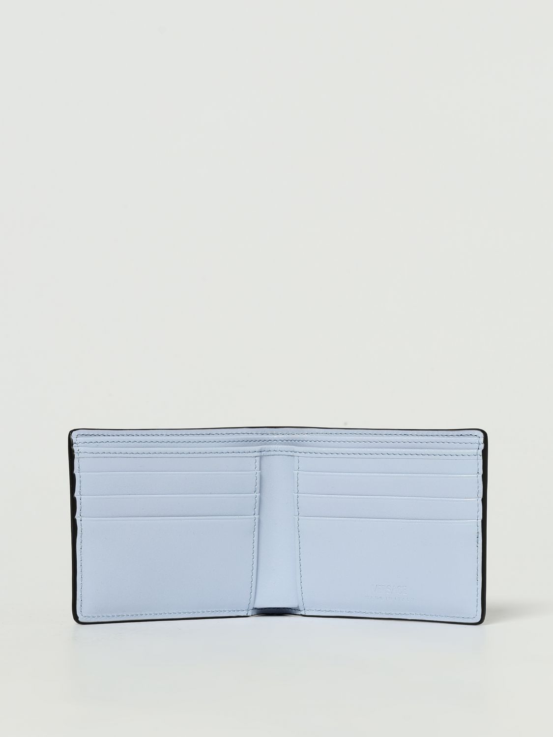 Medusa-plaque wallet - Black