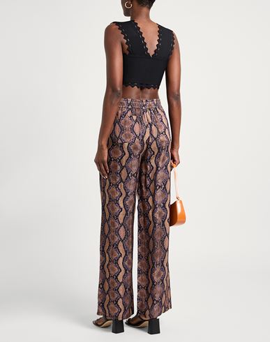 Pinko Woman Pants Brown Size M Viscose